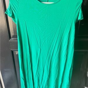 Emerald Green Women's T-shirt dress